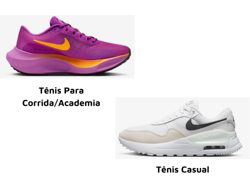 Tenis presente para namorada