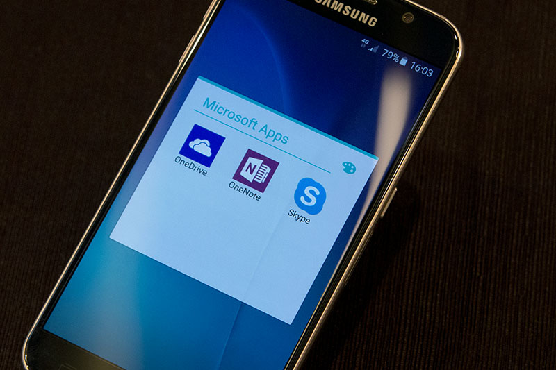 Atualização para o Samsung Galaxy S6 instala apps da Microsoft sem o ...