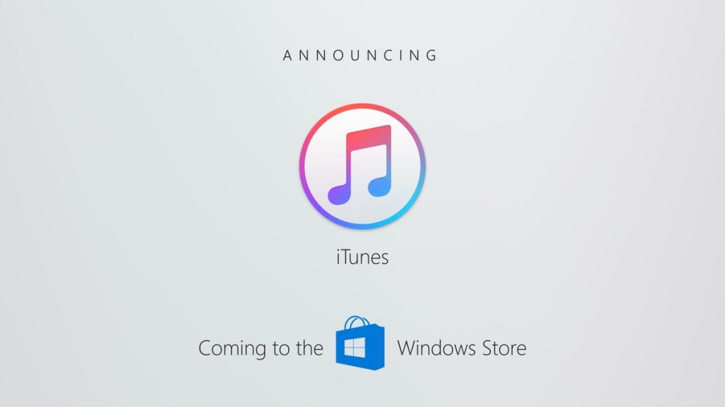 iTunes na Windows Store:
