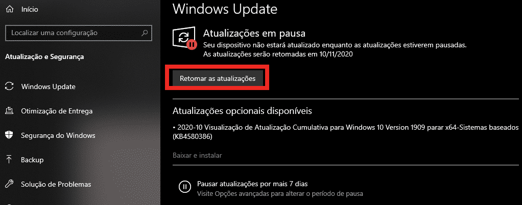Windows Update não atualiza? Veja como resolver! - Foto: Rafael Vieira