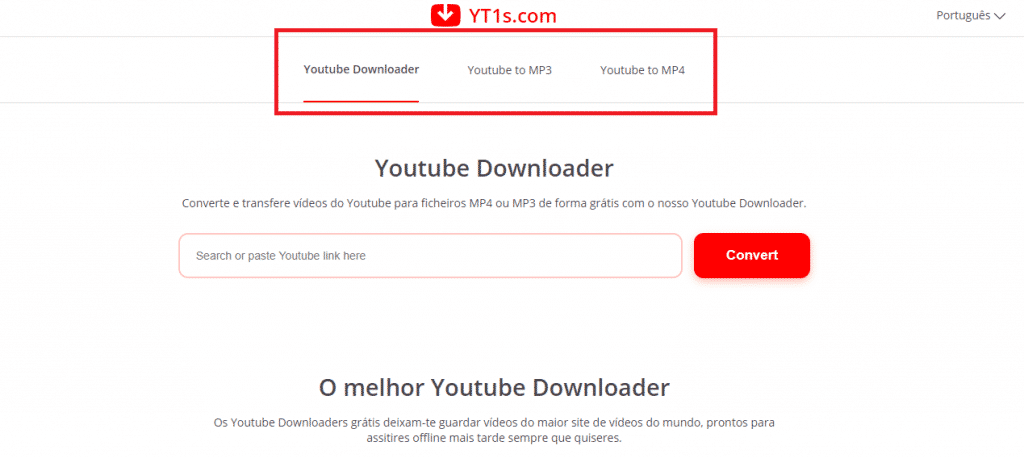 Conversor de vídeo do YouTube para MP3 - Reprodução/YT1s